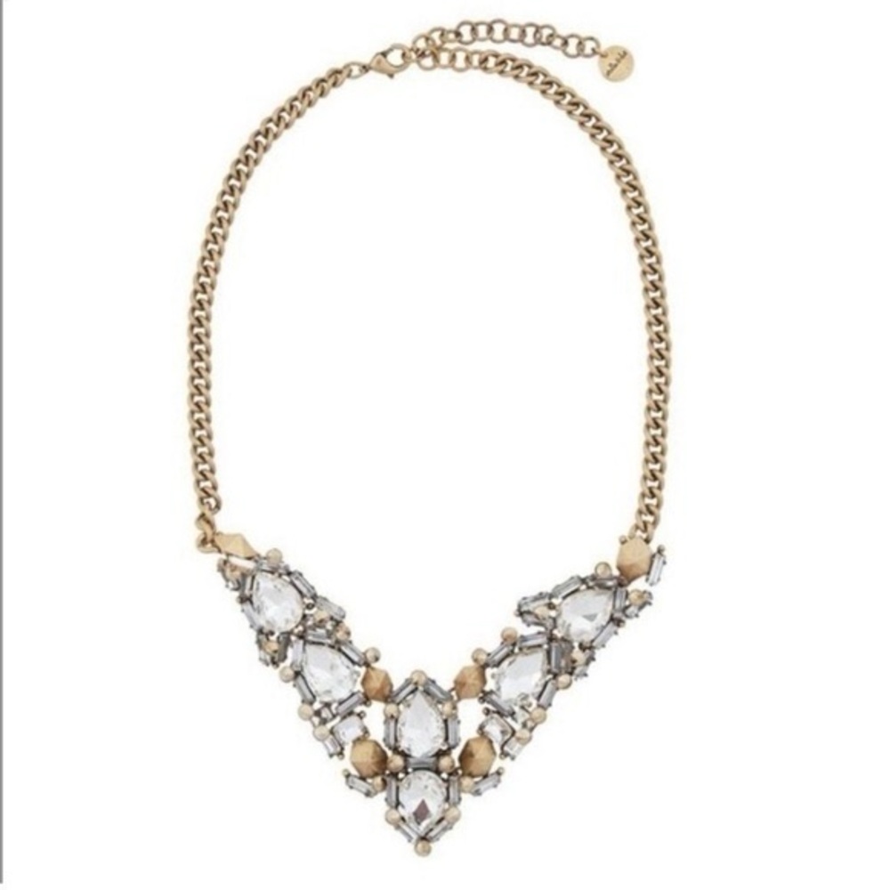 Stella  & Dot Zora Crystal Statement Necklace